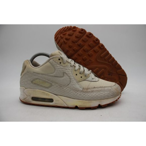 nike Shoes - Nike Air Max 90 Premium Women's Size 9 Shoes Beige White Sneakers 896497-001